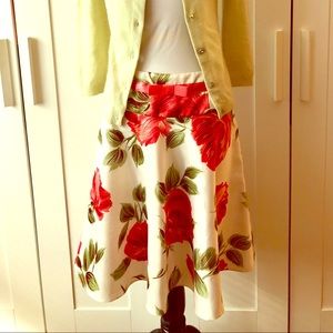Vintage Arden B Floral Skirt